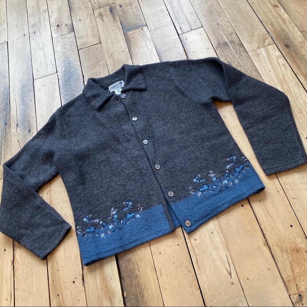 Pendleton Wool Cardigan - image 1